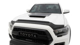 AVS 16-18 Toyota Tacoma Aeroskin II Textured Low Profile Hood Shield - Black 436079