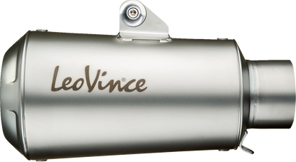 LEOVINCE LV-10 Slip-On Muffler - Stainless Steel 15226