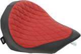 DRAG SPECIALTIES Asiento individual bajo - Doble diamante - Rojo - Vegas N/F 14-16 GUNNER 0810-1885