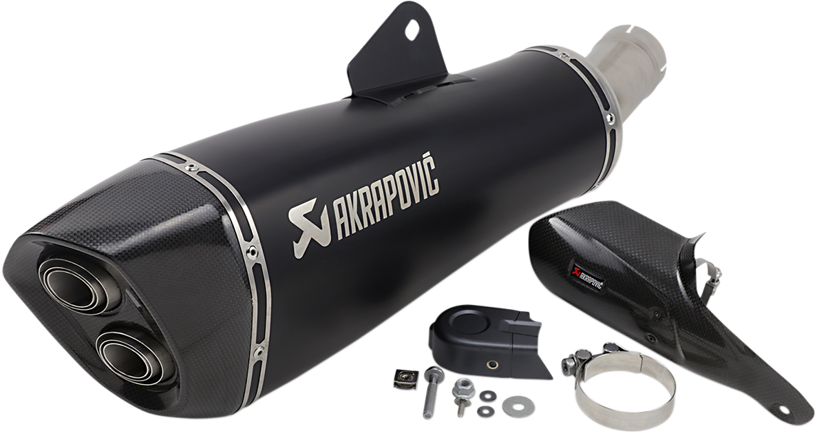 AKRAPOVIC Black Titanium Muffler BMW R1250R/RS 2020-2024 S-B12SO22-HALAGTBL 1811-3711