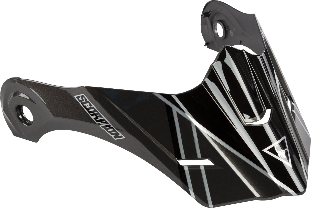 SCORPION EXO Exo-At950 Peak Visor Teton Black/Grey 52-533-82