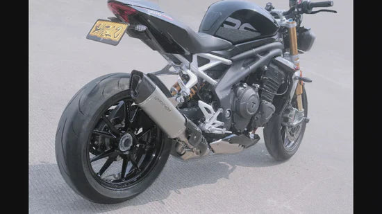 Vandemon FULL Titanium SYSTEM Triumph Speed Triple 1200RS & RR Bimodal Stealth TRIUM120SPDMUFB +TRIUM120SPDHEADR