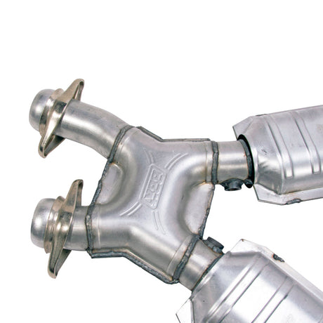 BBK 96-04 Mustang 4.6 GT / Cobra Short Mid X Pipe w Catalytic Converters 2-1/2 For Long Tube Headers 1638