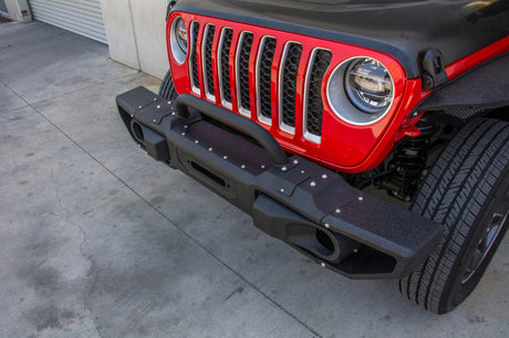 DV8 Offroad 2018+ Jeep JL/Gladiator Winch Ready Front Bumper FBJL-10