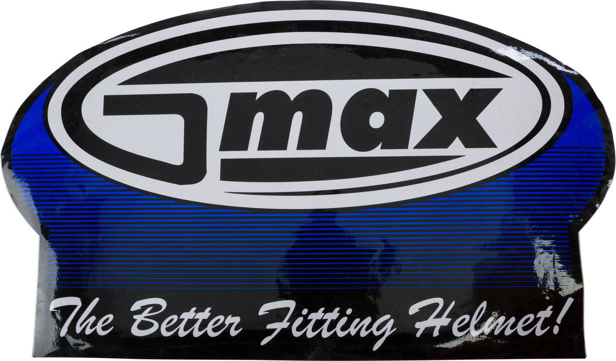 GMAX Helmet Display Sticker 72-DISPLAY STICKER