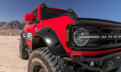 Bushwacker 2021+ Ford Bronco 4-Door Pocket Style Flares 4pc - Black 20960-02