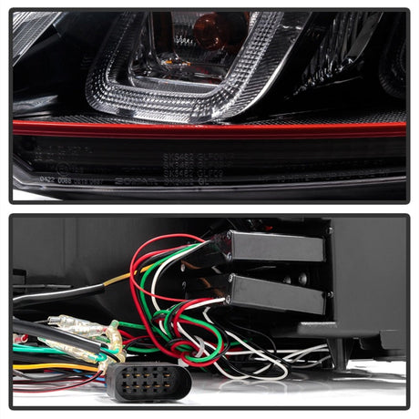 Spyder Volkswagen Golf / GTI 10-13 Version 3 Projector Headlights - Black PRO-YD-VG10V3R-DRL-BK 5082046
