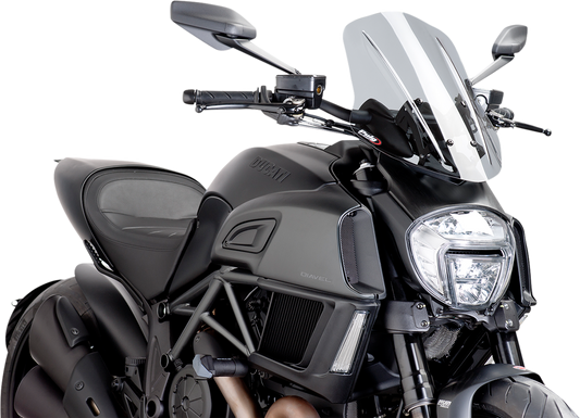 PUIG HI-TECH PARTS New Generation Windscreen - Smoke - Diavel 7570H