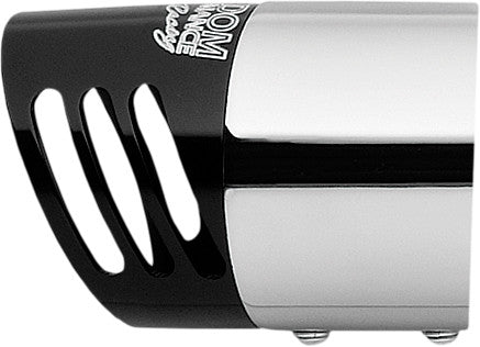 FREEDOM Racing Slip-On Chrome W/Black Tip 4" HD00352