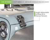 DV8 Offroad 2007-2018 Jeep Rocklaw Hood Catch System D-JP-190011-K