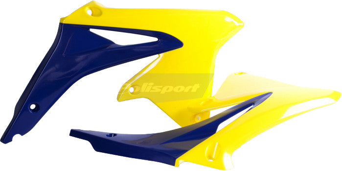 POLISPORT Radiator Shroud Blue/Yellow 8412500004