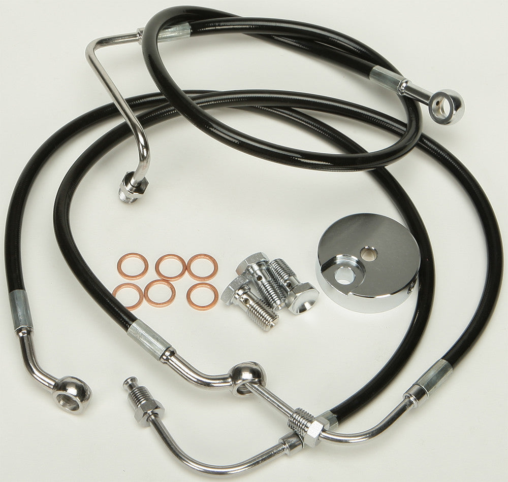 HARDDRIVE Brakeline Kit Black HD-0104-BK