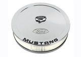 Ford Racing Air Cleaner Kit - Chrome w/Mustang Emblem 302-361