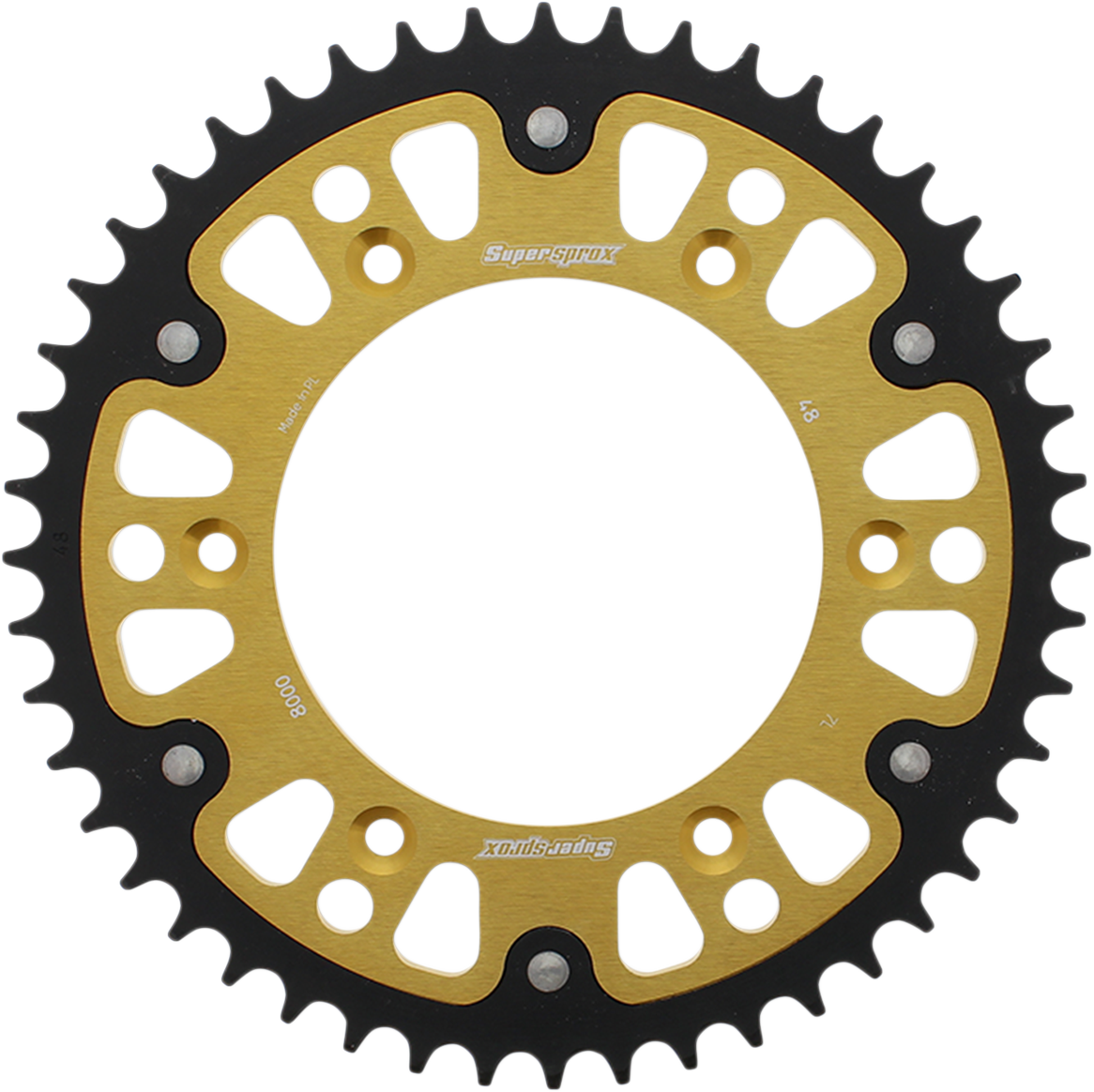 SUPERSPROX Stealth Rear Sprocket - 48 Tooth - Gold - Beta RST-8000-48-GLD