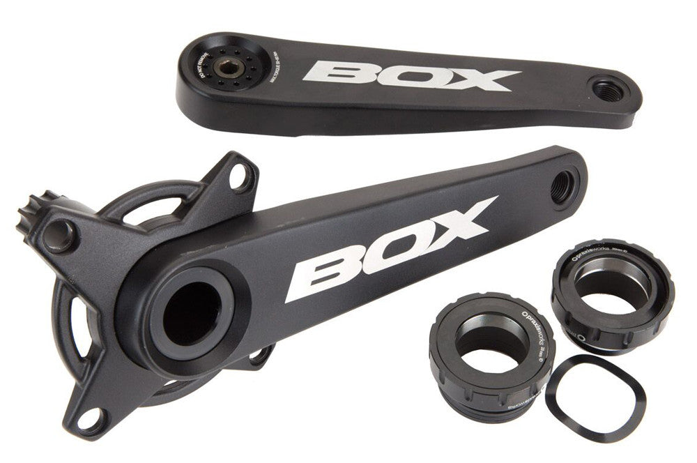 BOX Vector Cranks 180mm Black W/Bb BX-CK1630180-BK