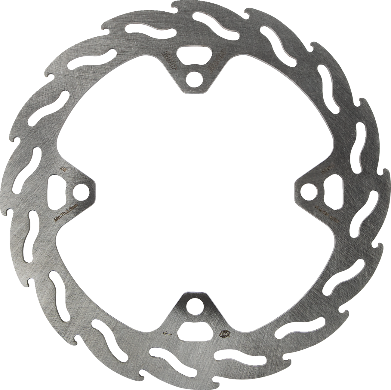 MOTO-MASTER Brake Rotor - Rear - Flame 110253-PU