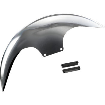 PAUL YAFFE BAGGER NATION  Cafe Front Fender - 19" Wheel - With Black Adapters PYO:CAFÉ-OEM-23CVO-B