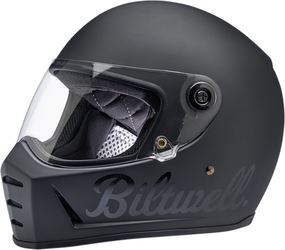 BILTWELL Lane Splitter Helmet - Flat Black Factory - XS 1004-638-101