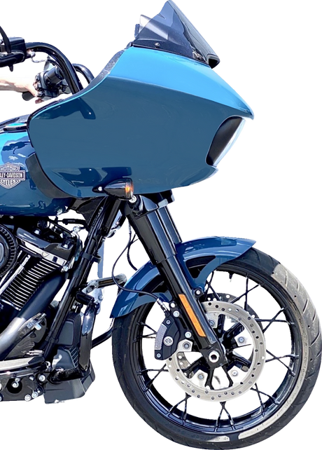 RUSS WERNIMONT DESIGNS Retro Front Fender - For 19" Wheel - 6" W - FLH/FLT RWD-50280