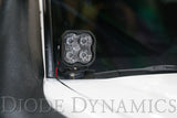 Diode Dynamics 16-21 Toyota Tacoma Stage Series 2in LED Ditch Light Kit - Yellow Pro Combo DD6379