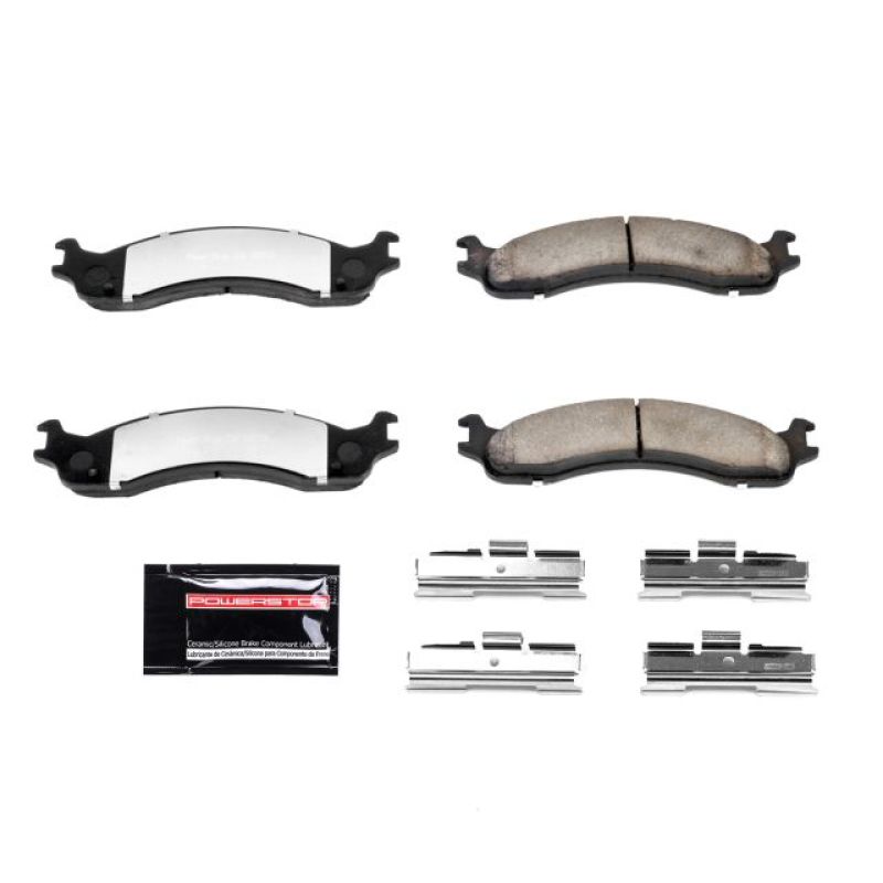 Power Stop 1998 Dodge B2500 Front Z36 Truck & Tow Brake Pads w/Hardware Z36-655