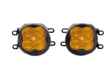 Diode Dynamics SS3 LED Pod Max Type B Kit - Yellow SAE Fog DD6687