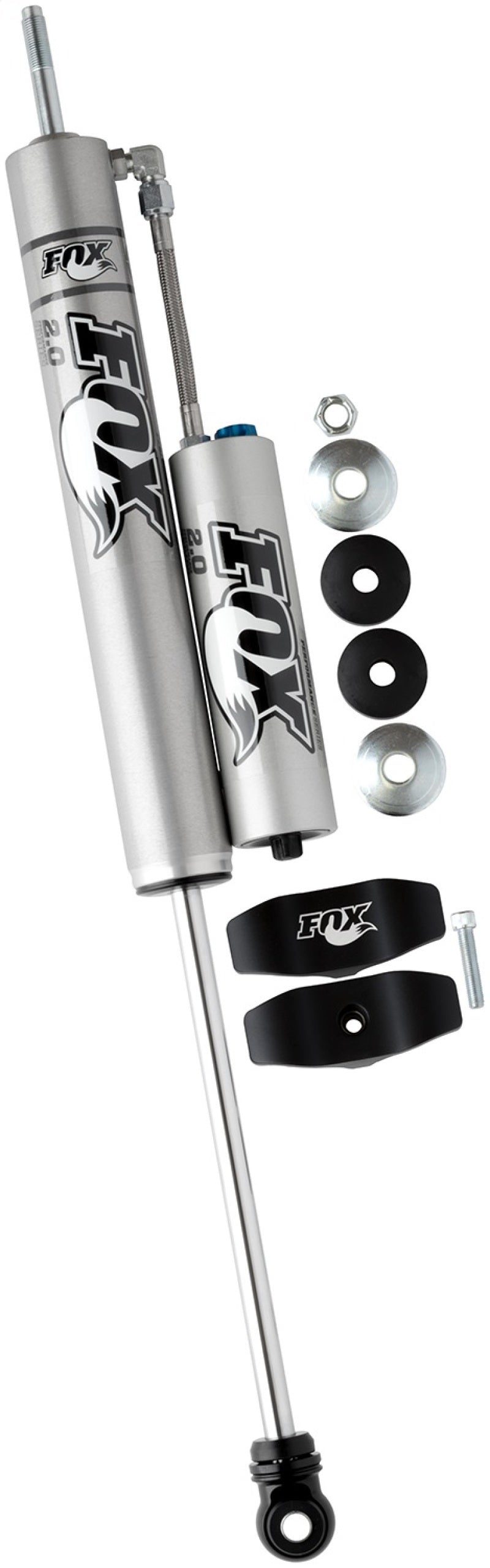 Fox 07+ Jeep JK 2.0 Factory Series 11.6in. Smooth Body R/R Front Shock w/CD Adj. / 4-6in. Lift 985-26-011