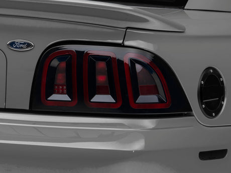 Raxiom 96-98 Ford Mustang Icon LED Tail Lights- Black Housing (Smoked Lens) 389876
