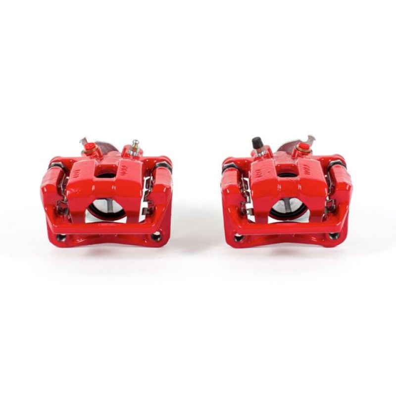 Power Stop 09-14 Acura TSX Rear Red Calipers w/Brackets - Pair S3358