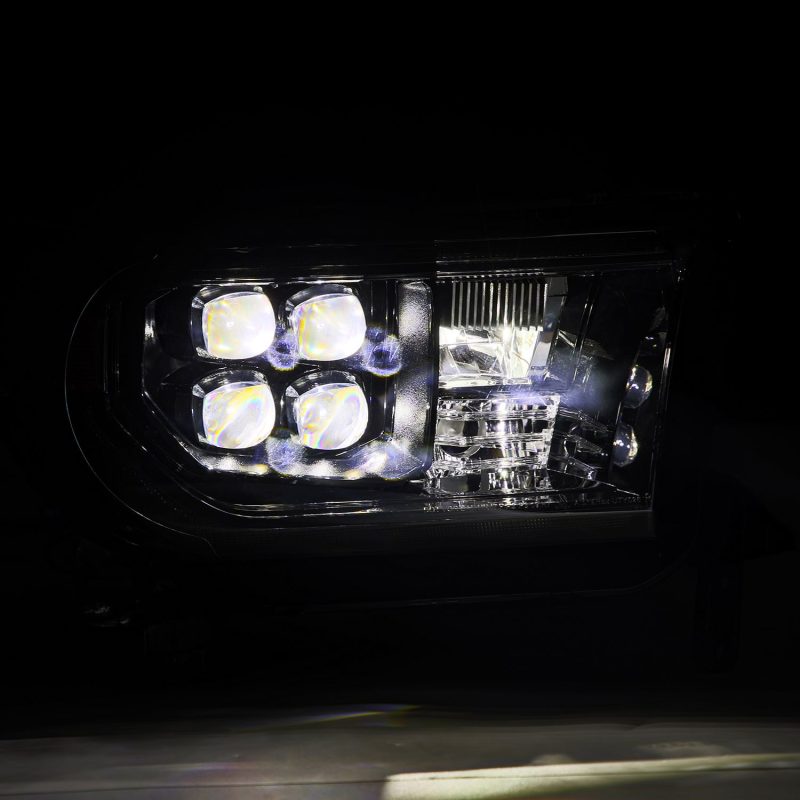 AlphaRex 07-13 Toyota Tundra NOVA LED Proj Headlights Alpha-Black w/Activ Light/Seq Signal/DRL 880820