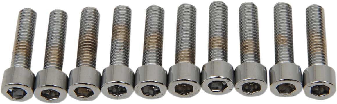 DRAG SPECIALTIES Bolts - Socket-Head - Knurled - 10-32 x 3/4" MPB202