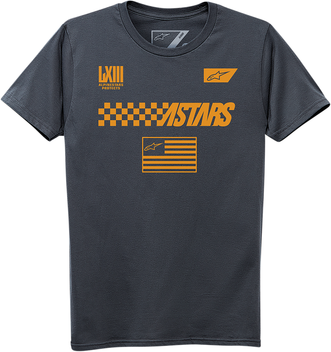 IN STOCK Open Box new  ALPINESTARS Front T-Shirt - Charcoal - XL 12307211118XL