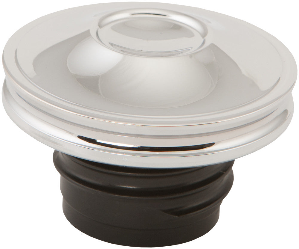 HARDDRIVE Vented Gas Cap Shock Chrome 0210-2035-CH