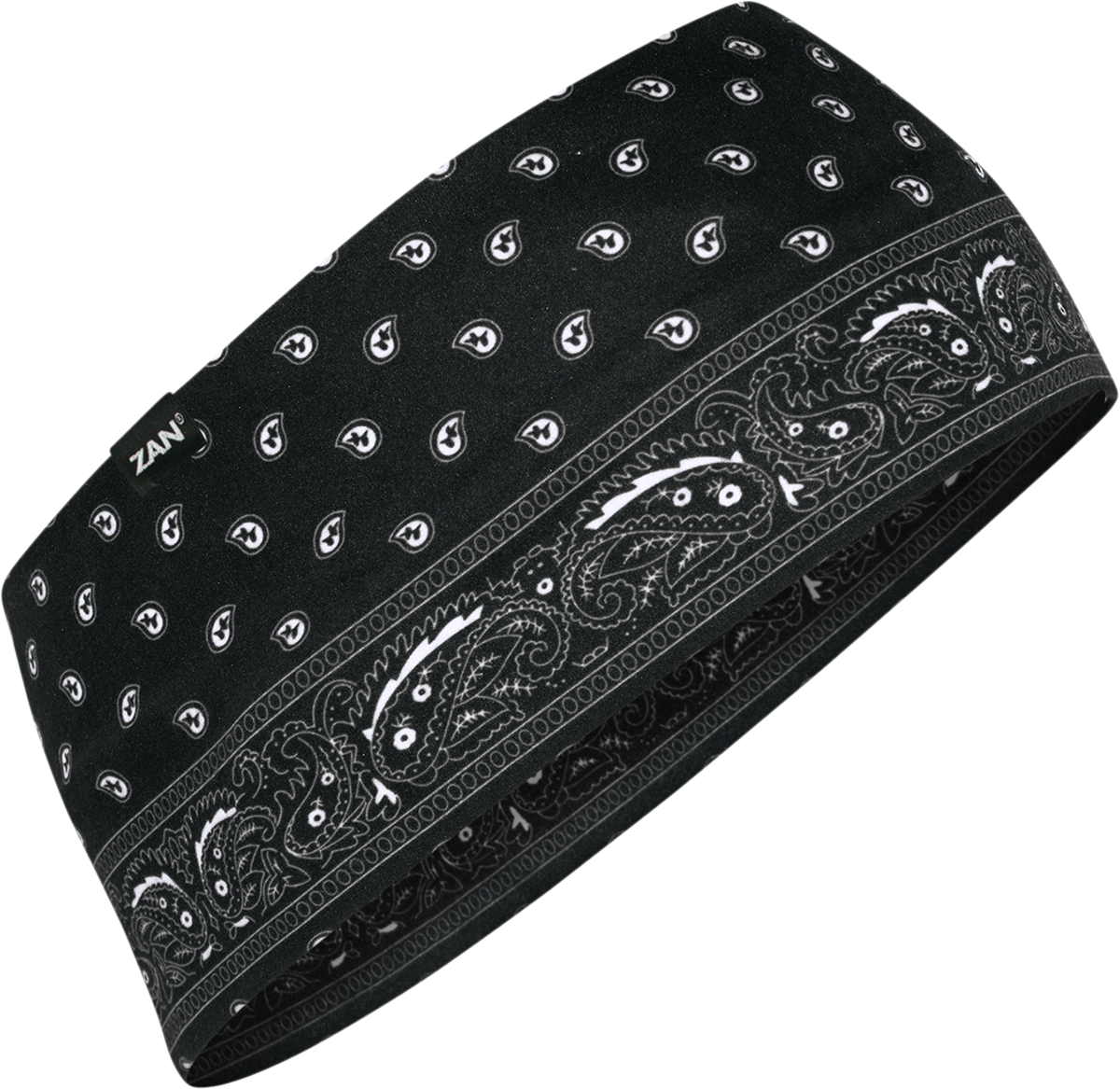 ZAN HEADGEAR SportFlex Headband - Black Paisley HBL101