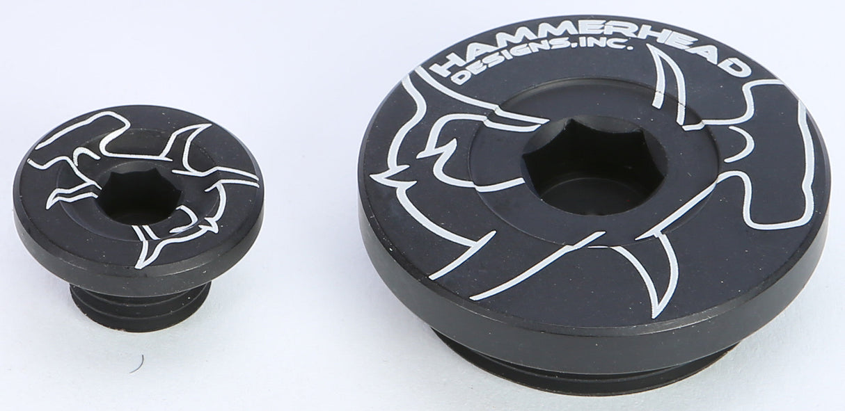 HAMMERHEAD Engine Plugs Black Kx250f '11-13 Kx450f '09-13 32-0342-00-60