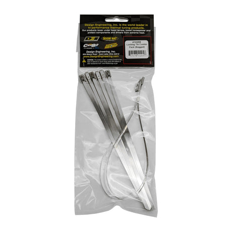 DEI Stainless Steel Locking Tie Eight 8in and Four 14in per pack 10205