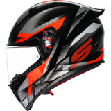 AGV K1 S Helmet - Fastlap - Black/Gray/Red - Large 2118394018064L