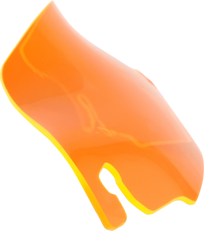 KLOCK WERKS Kolor Flare™ Windshield - 3-1/2" - Orange Ice - FLR KWW-01-0653