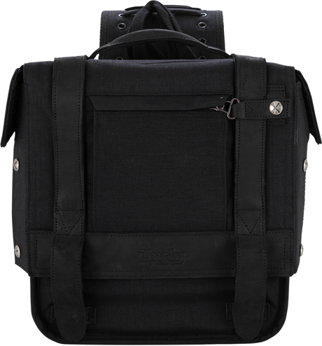 BURLY BRAND Throw-Over Saddlebag - Black B15-1002B