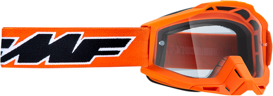 FMF PowerBomb Goggles - Rocket - Orange - Clear F-50036-00003 2601-2974