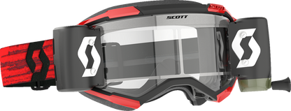 SCOTT Fury WFS Goggles - Dark Red - Clear Works 278596-0084113