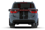 Rally Armor 16-22 Dodge Durango GT / RT / SRT / SXT Black UR Mud Flap Red Logo MF55-UR-BLK/RD