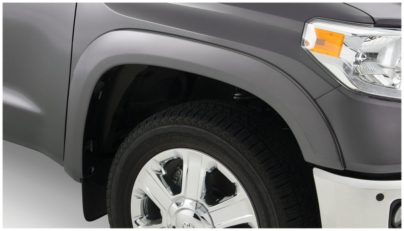 Bushwacker 14-18 Toyota Tundra OE Style Flares 2pc Fits w/ Factory Mudflap - Black 30037-02