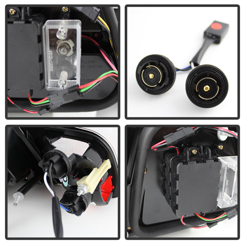 Spyder 04-06 BMW E46 2Dr (Coupe ONLY No Conv.) Lgtbar Styl LED Tail Lghts Blk ALT-YD-BE4604-LBLED-BK 5076564