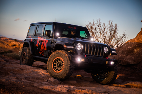 Fox 2018+ Jeep JL 2.0 Performance Series 8.2in. TS Stabilizer Bottom Axle Mount 5/8in Shaft 985-02-127