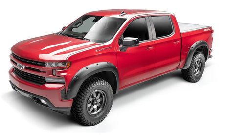 Bushwacker 07-13 Chevrolet Silverado 1500 (Excl. Stepside) Forge Style Flares 4pc - Black 48106-08