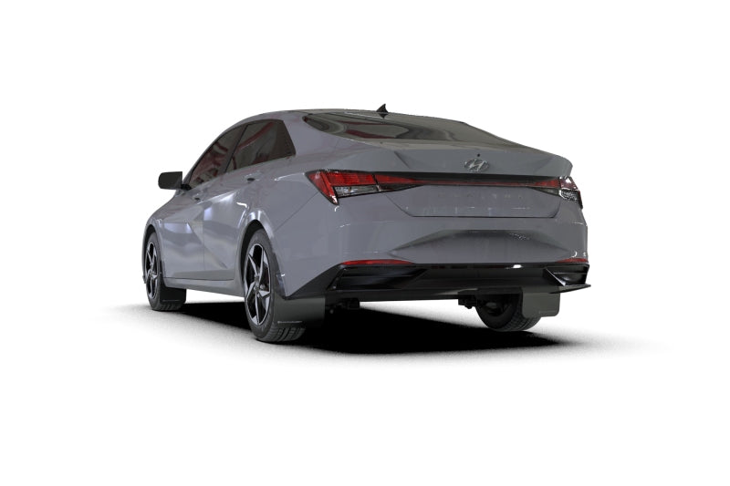 Rally Armor 21-23 Hyundai Elantra (Will Not Fit Elantra N/N Line) Black UR Mud Flap w/ Grey Logo MF69-UR-BLK-GRY
