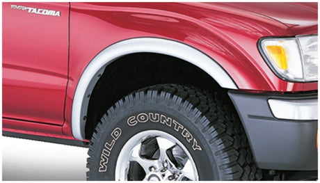 Bushwacker 95-04 Toyota Tacoma Fleetside OE Style Flares 4pc 74.5in Bed w/ 4WD Only - Black 31914-02