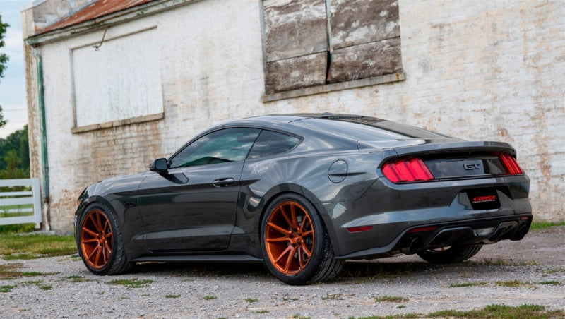 Corsa 2015 Ford Mustang GT 5.0 3in Axle Back Exhaust Black Dual Tips (Touring) 14329BLK