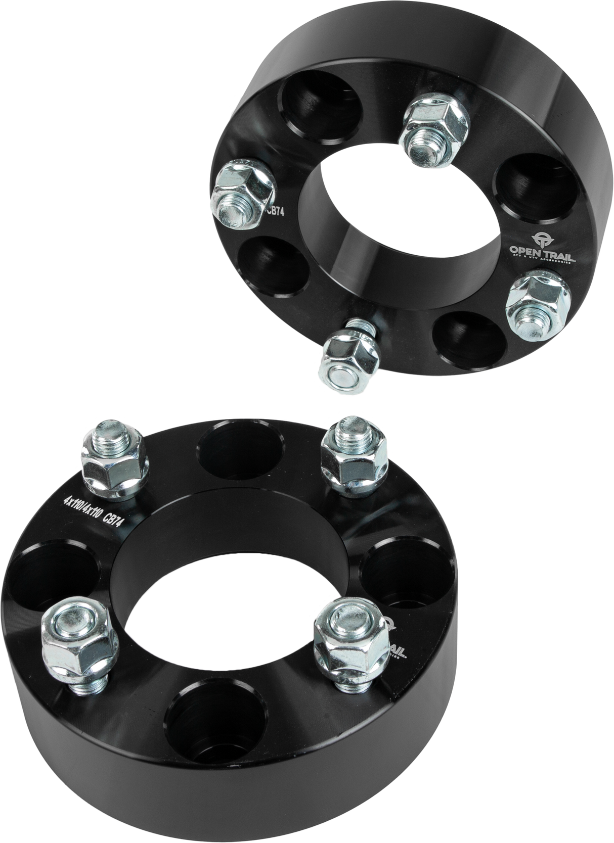 OPEN TRAILWheel Spacer 1.5" 4/110 Stud: 12mm X 1.5mmAC-06654-4BK